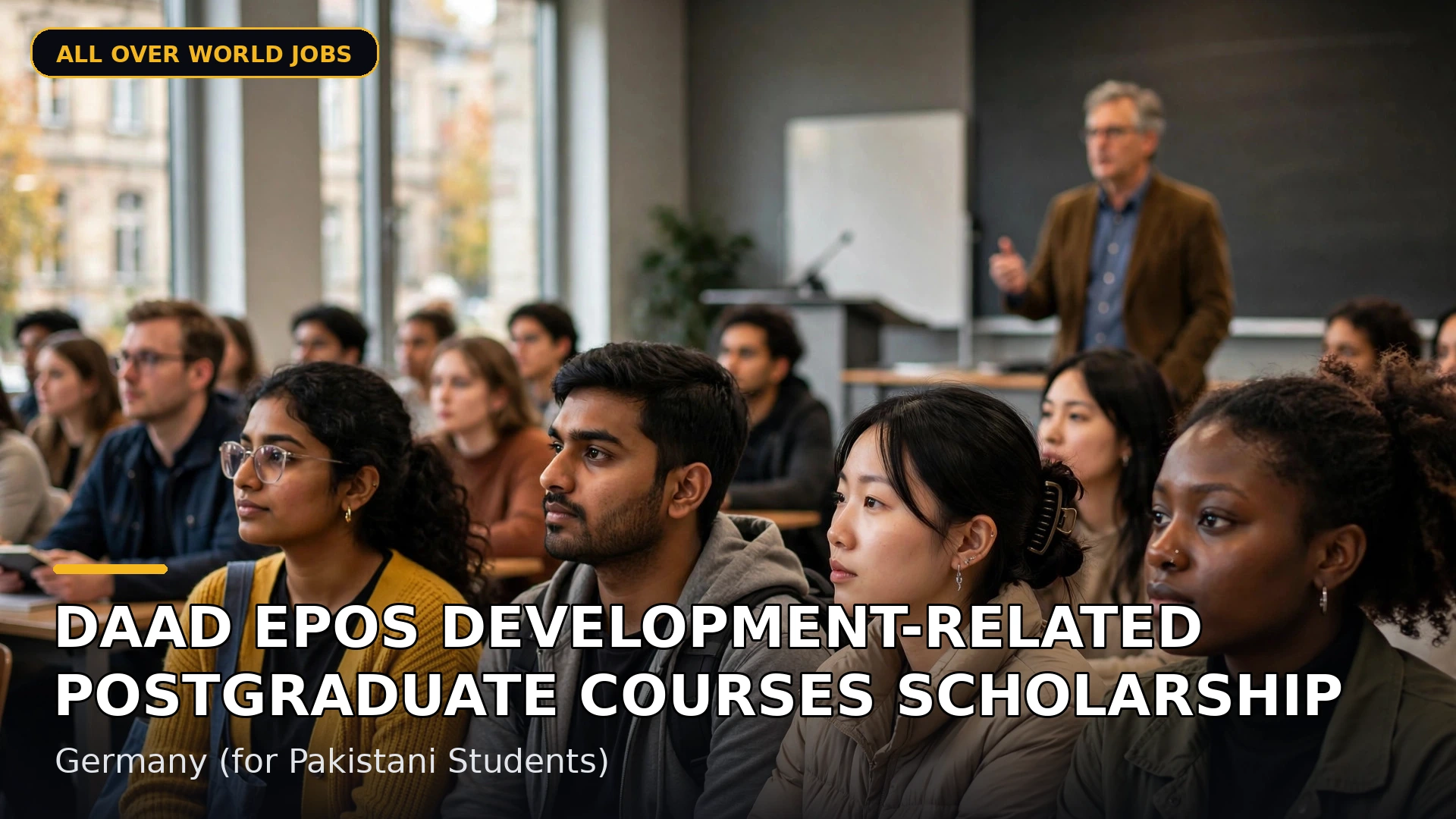 DAAD EPOS Development-Related Postgraduate Courses Scholarship β Germany (for Pakistani Students)
