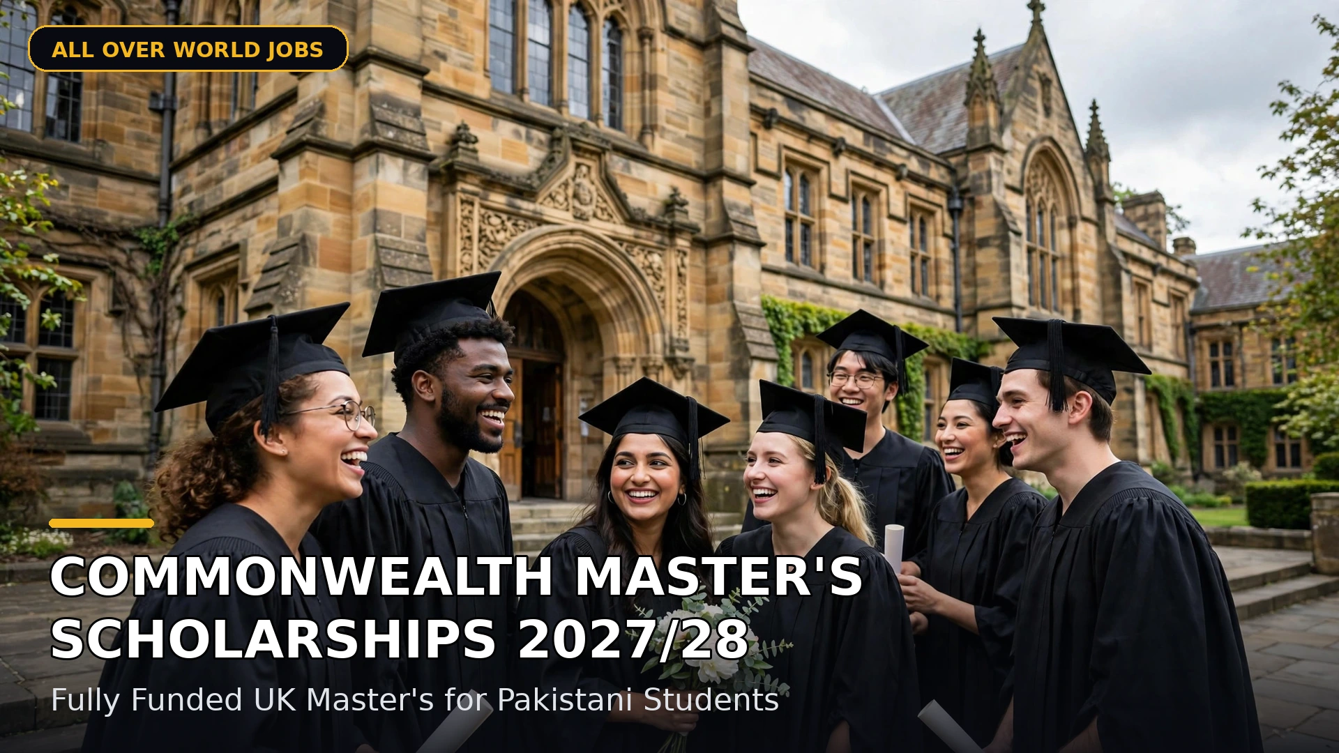 Commonwealth Master's Scholarships 2027/28 – Fully Funded UK Master's for Pakistani Students