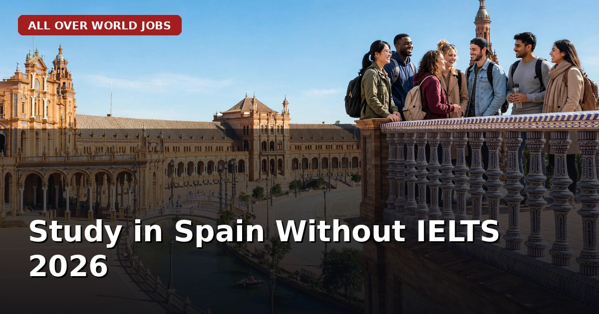Study in Spain Without IELTS 2026: Universities, Visa and Scholarships